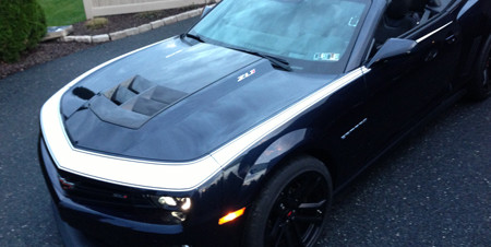 2010 - 2015 Chevrolet Camaro Upper Fascia/Fender Accent Stripe