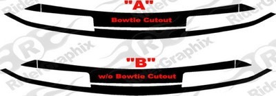 2014 - 2015 Chevrolet Camaro Trunk/Bumper Blackout Decal