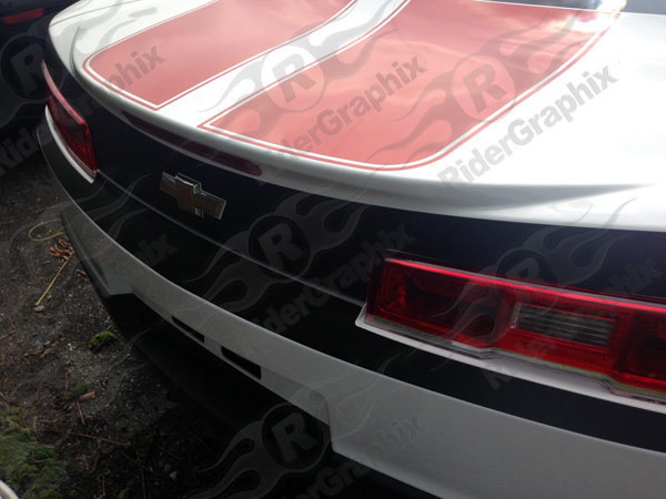 2014 - 2015 Chevrolet Camaro Trunk/Bumper Blackout Decal