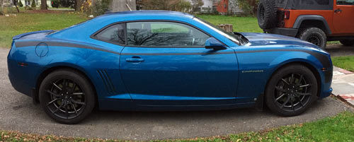 2010 - 2015 Camaro Side Retro Full Upper Hockey Stripe Graphics