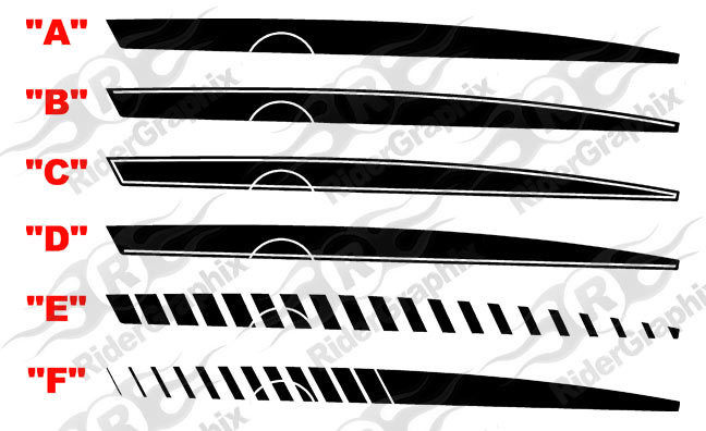 2010 - 2015 Camaro Rear Fender Stripes
