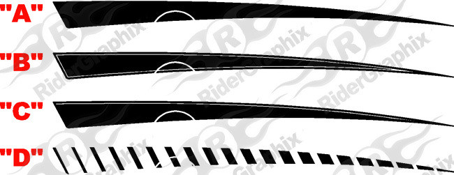 2010 - 2015 Camaro Rear Fender Stinger Stripes