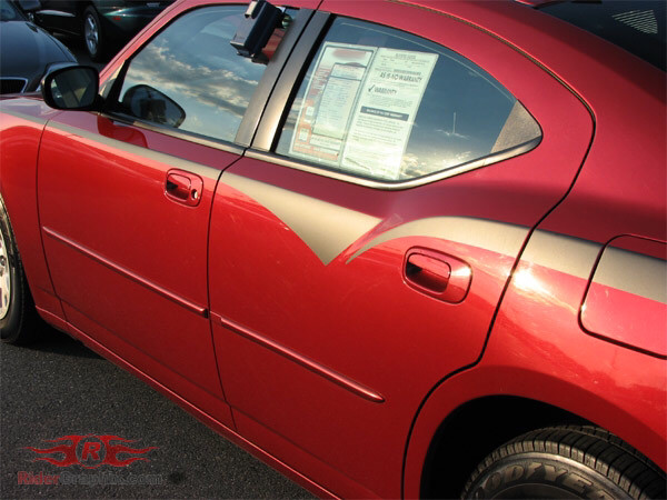 2006 - 2010 Charger Front Bodyline Stripe Kits