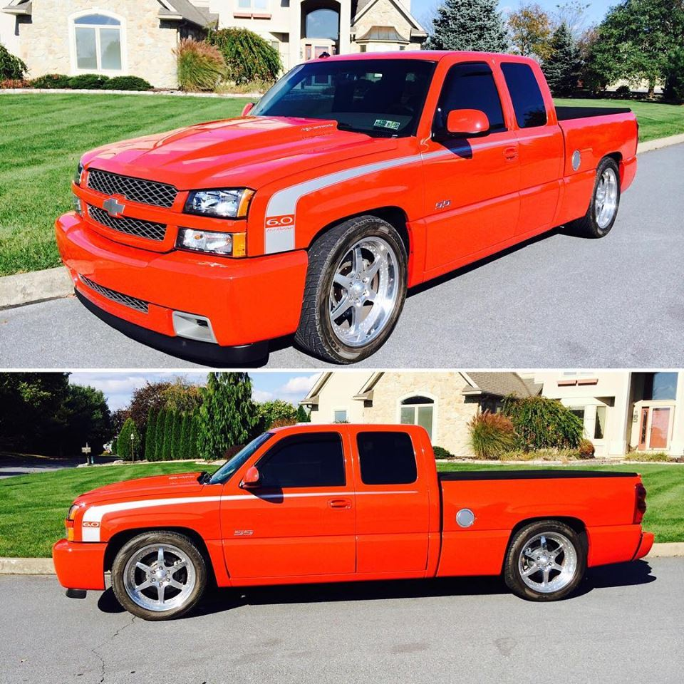 2003 - 2006 Chevrolet Silverado Retro Camaro SS Style Hockey Stick Stripe Kits