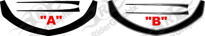 2016 - 2018 Camaro Front Fascia Accent Stripe Kit