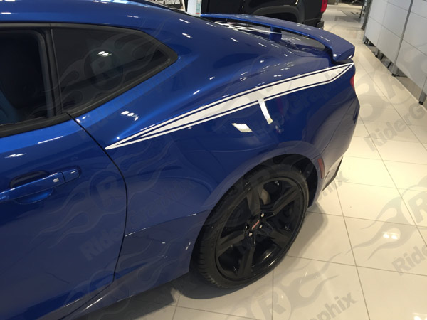2016 - up Camaro Rear Quarter Panel Stinger Style Stripes