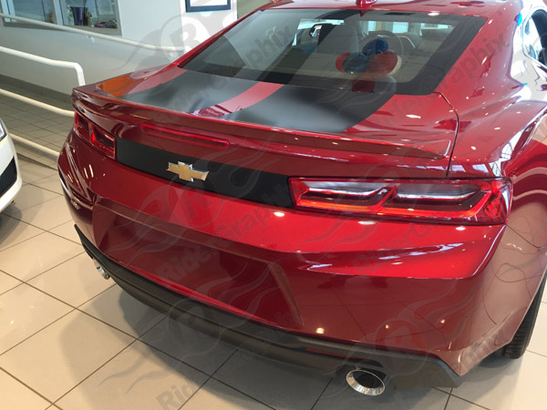 2016 - 2024 Chevrolet Camaro Rear Trunk Blackout Decals kit
