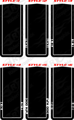 2005 - 2014 Mustang Mach 1 Style Hood Stripe