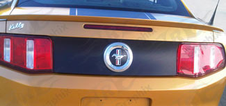 2010 - 2014 Mustang Rear Trunk Blackout Panel Vinyl Graphics