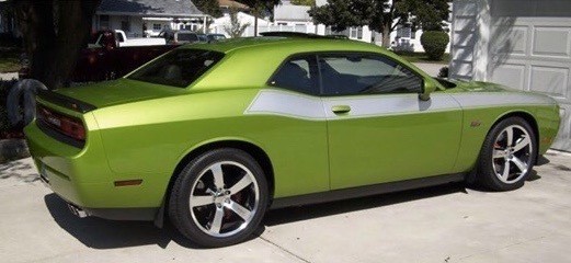 2008 - Up Dodge Challenger T/A Style Side Stripe Graphics Kit
