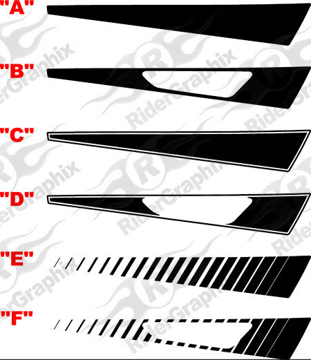 2016 - 2018 Camaro Hood Spear Graphics