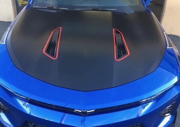 2016 - 2018 Chevrolet Camaro Hood Vent Accent Decals
