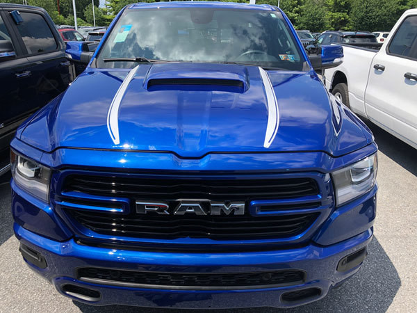 2019 - Up Dodge Ram Hood Side Spear Decals