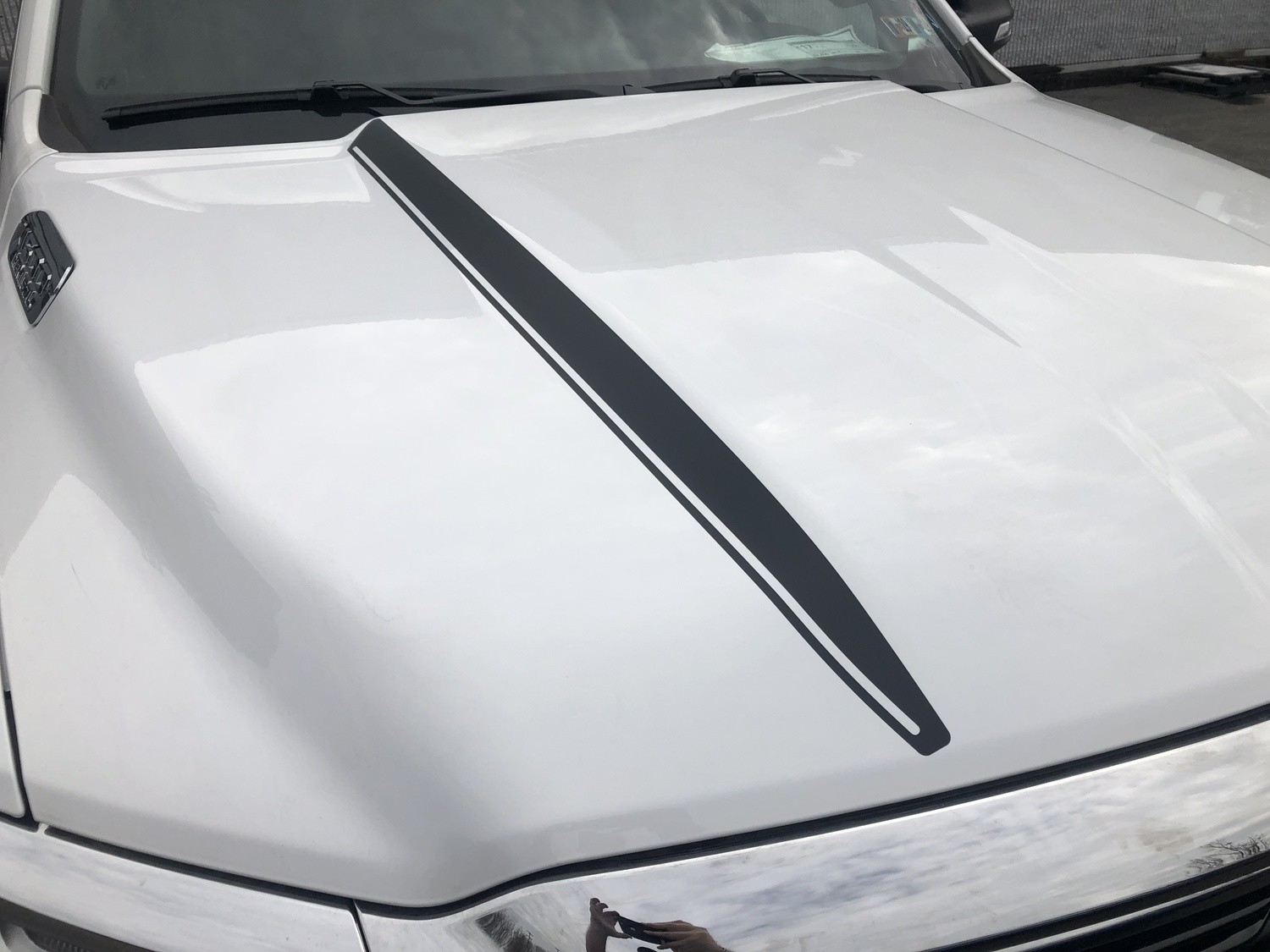 2019 - Up Dodge Ram Hood Side Spear Decals