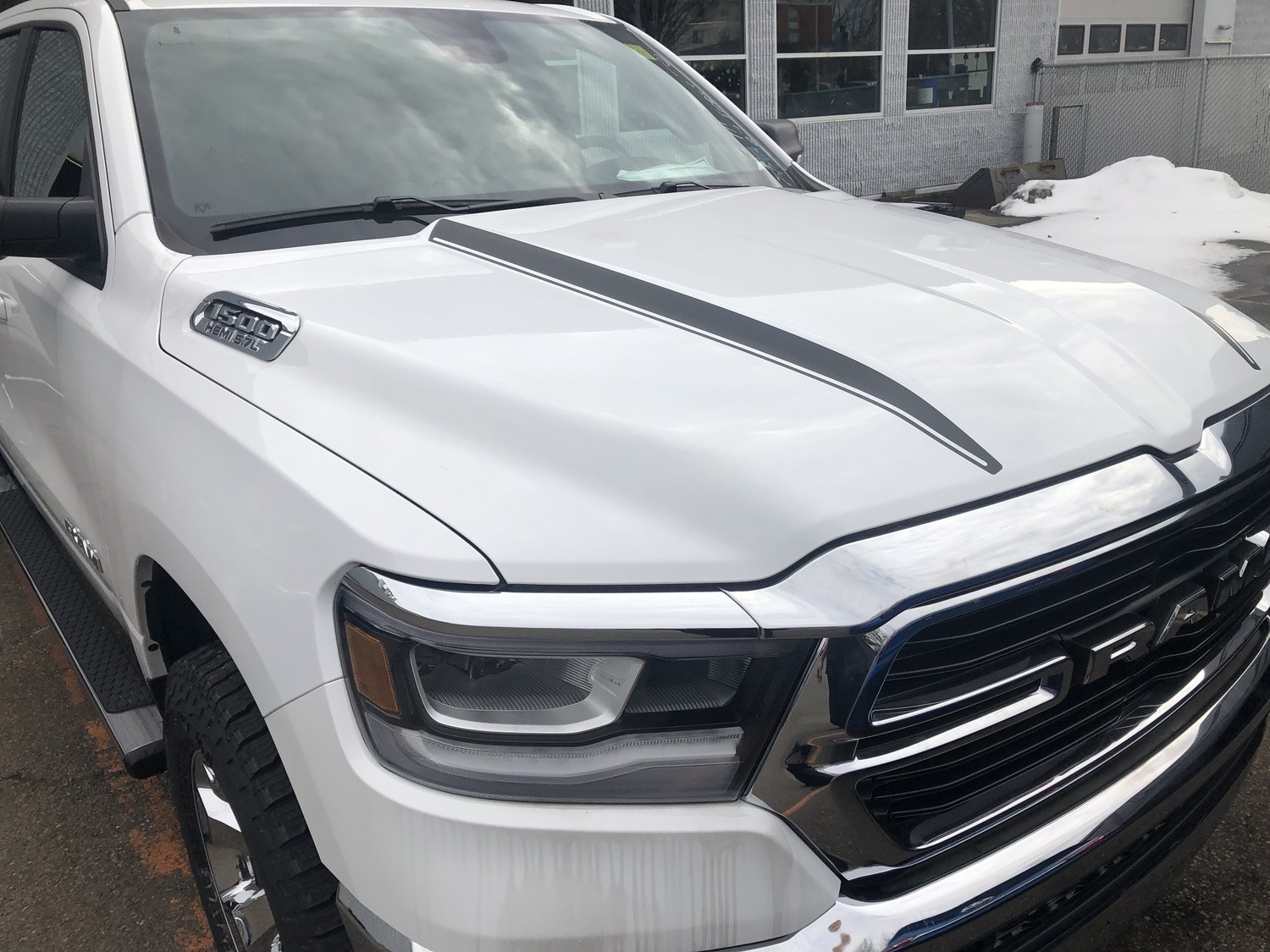2019 - Up Dodge Ram Hood Side Spear Decals