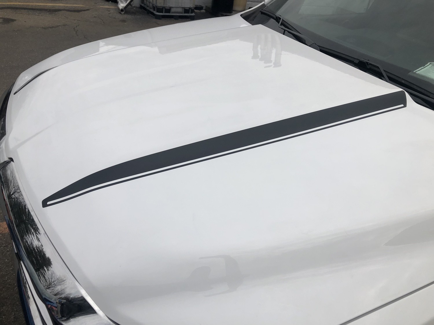 2019 - Up Dodge Ram Hood Side Spear Decals