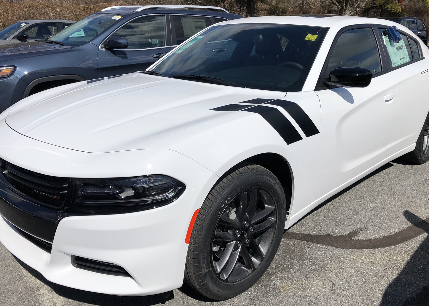 2006 - Up Dodge Charger Hood to Fender Stripes