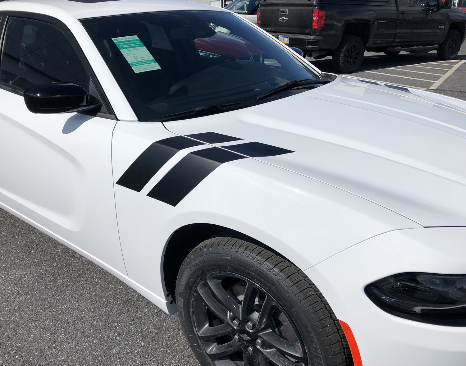 2006 - Up Dodge Charger Hood to Fender Stripes