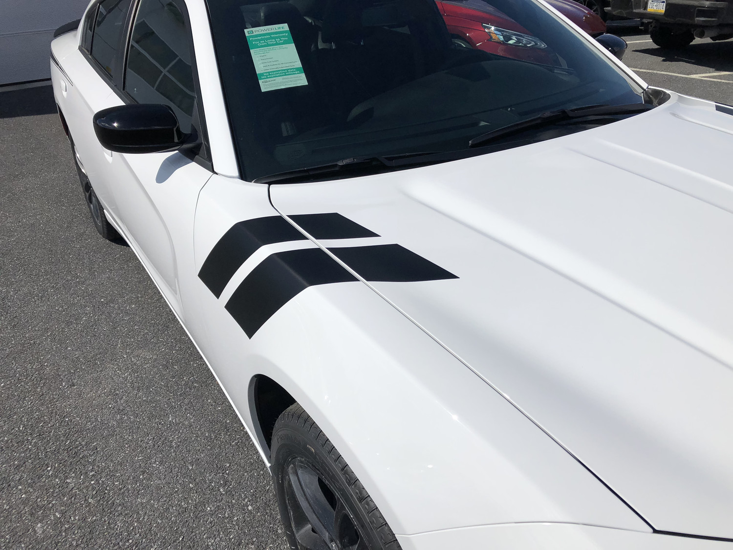 2006 - Up Dodge Charger Hood to Fender Stripes
