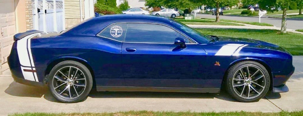 2008 - Up Dodge Challenger Scat Pack Style Tail Stripes