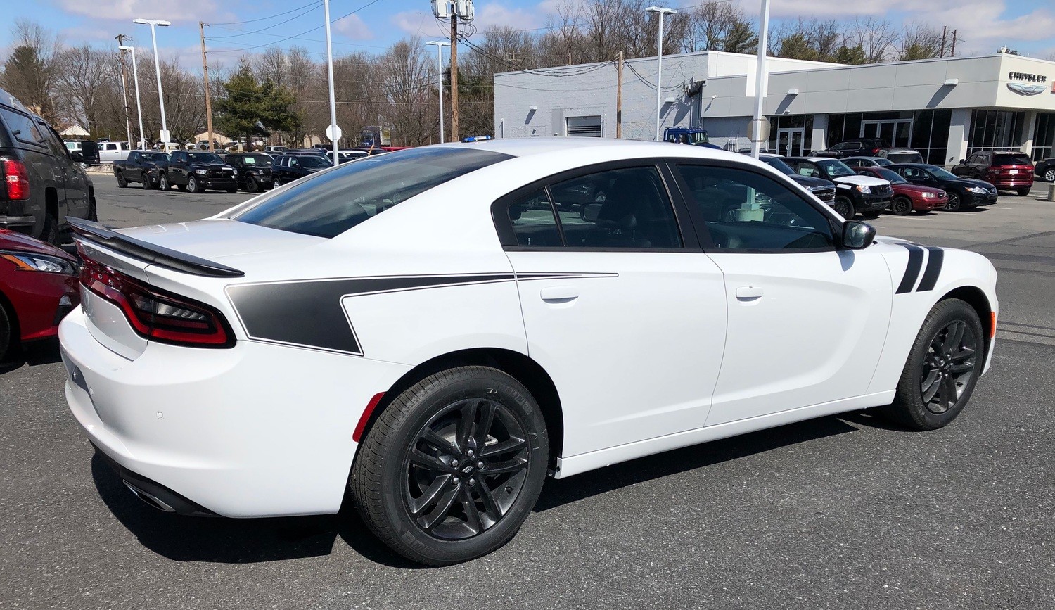2015 - Up Dodge Charger Hockey Style Quarter Panel Stripe Kit