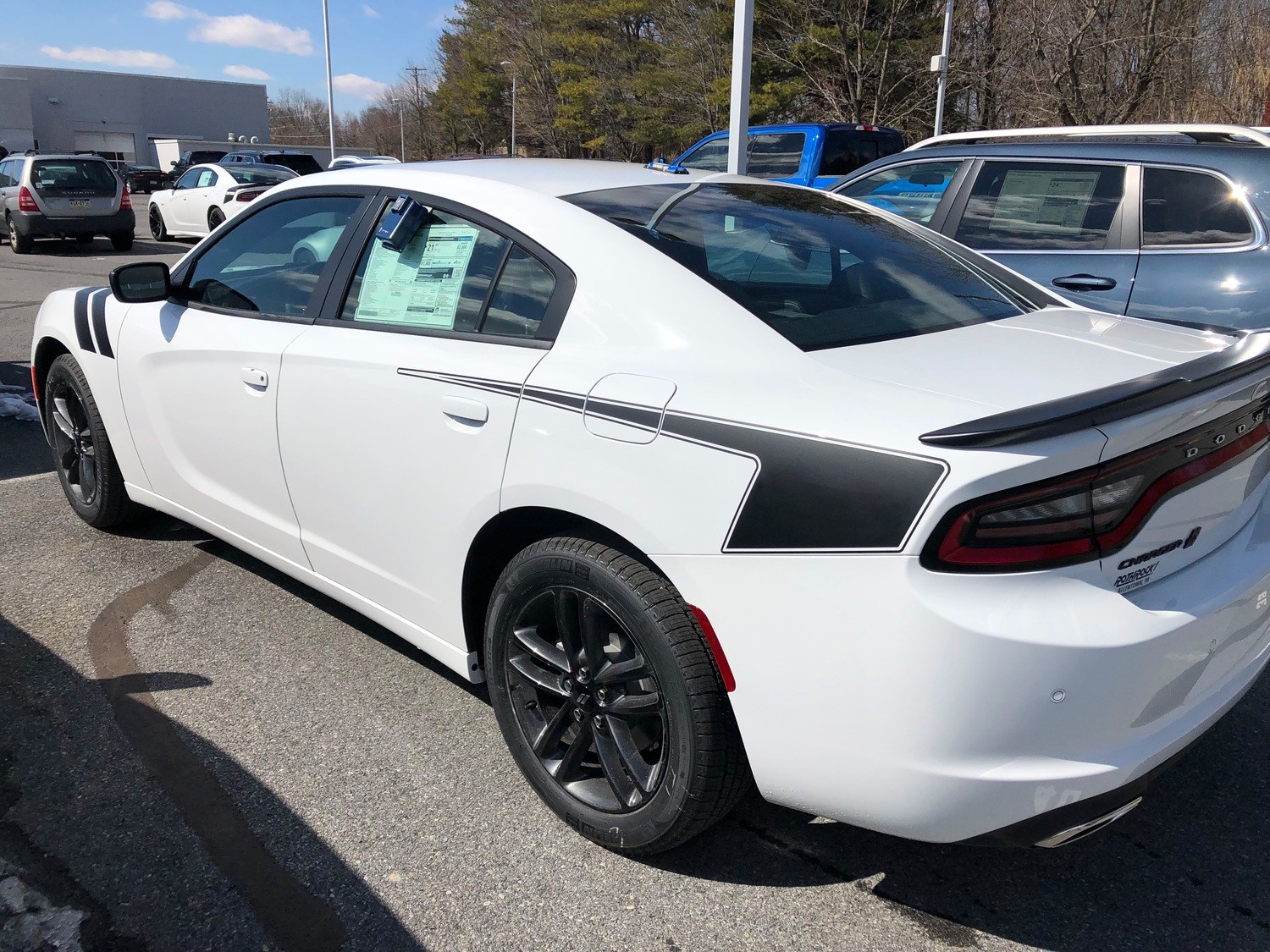 2015 - Up Dodge Charger Hockey Style Quarter Panel Stripe Kit