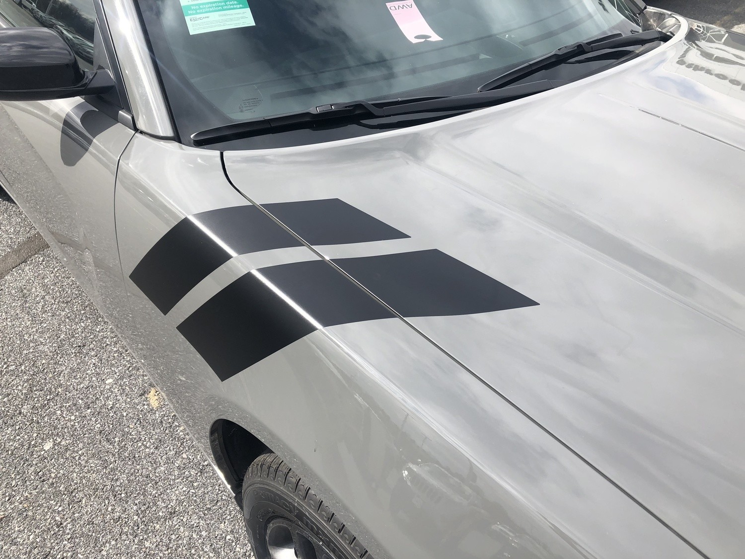 2006 - Up Dodge Charger Hood to Fender Stripes