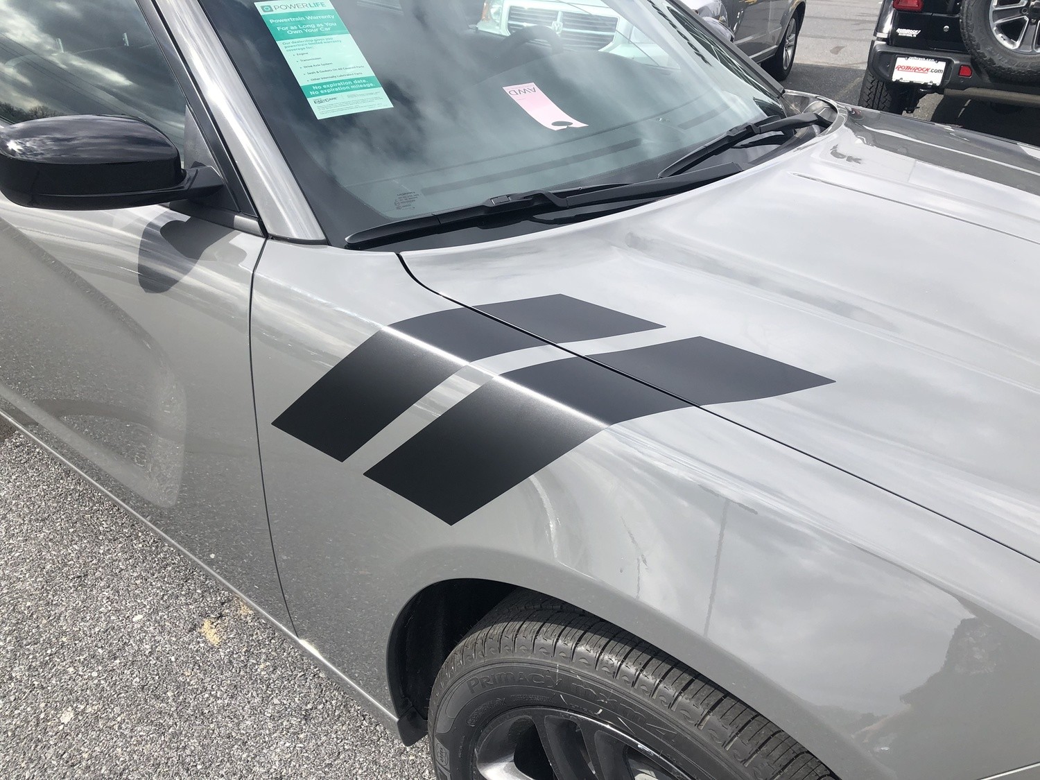 2006 - Up Dodge Charger Hood to Fender Stripes