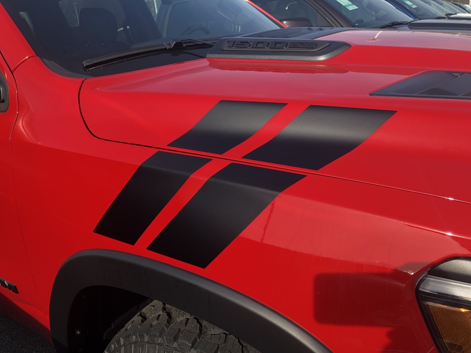 2019 - Up Dodge Ram 1500 Hood to Fender Hash Stripes