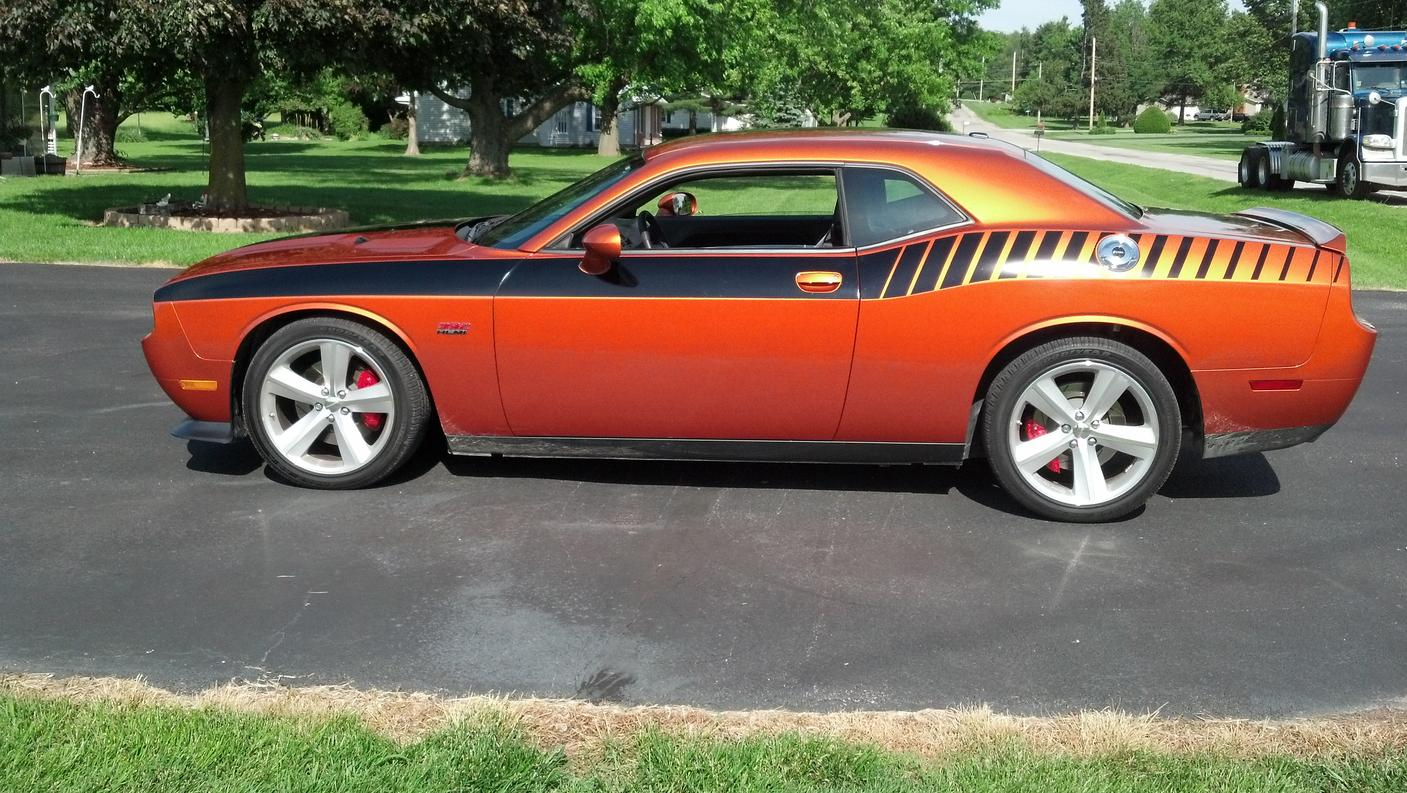 2008 - Up Dodge Challenger Full Body Length Upper Side Stripes