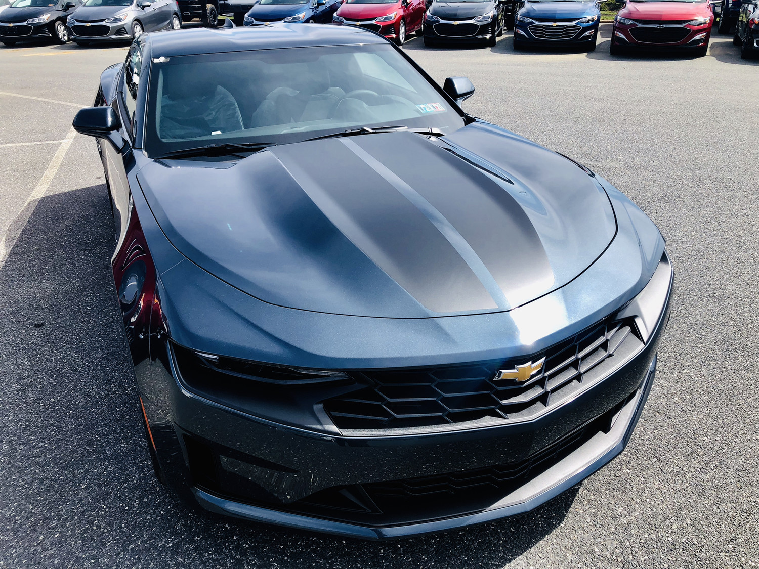 2019 - up Camaro Coupe Factory Style Dual Rally Stripes SS RS LT V8 V6 Turbo 4