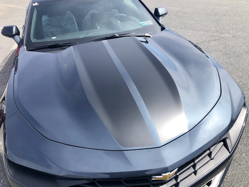 2019 - up Camaro Coupe Factory Style Dual Rally Stripes SS RS LT V8 V6 Turbo 4