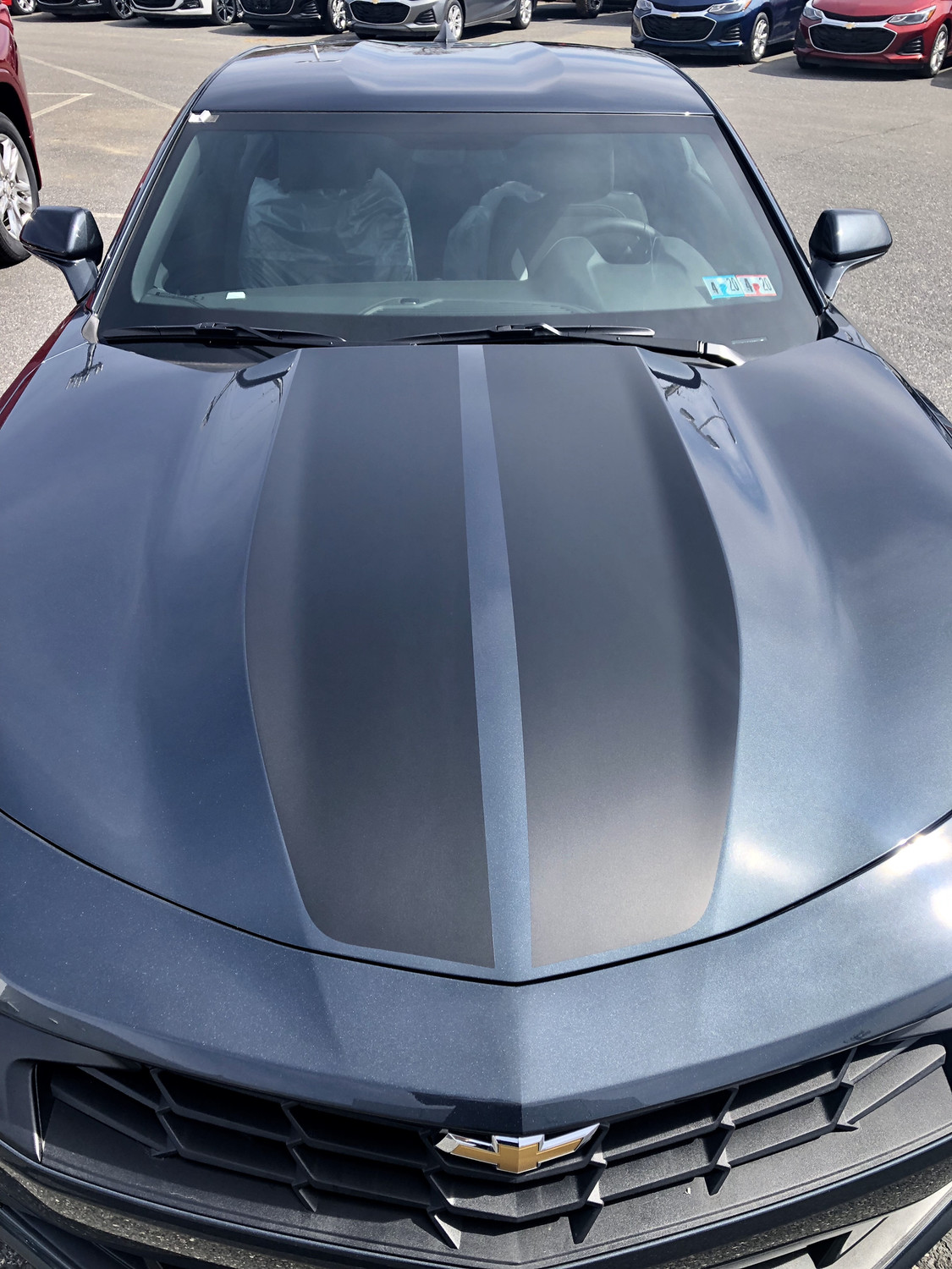 2019 - up Camaro Coupe Factory Style Dual Rally Stripes SS RS LT V8 V6 Turbo 4