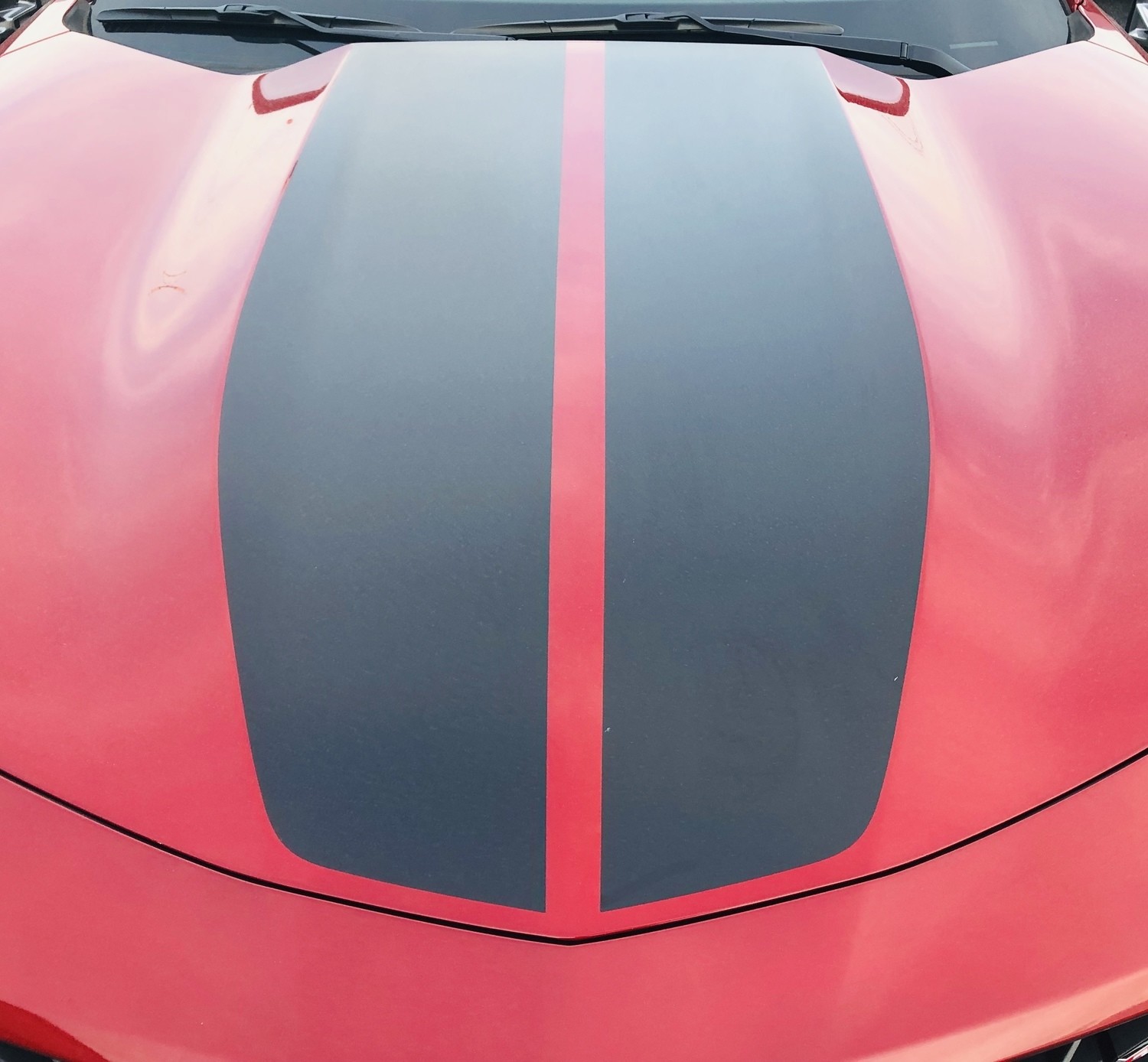 2019 - up Camaro Coupe Factory Style Dual Rally Stripes SS RS LT V8 V6 Turbo 4