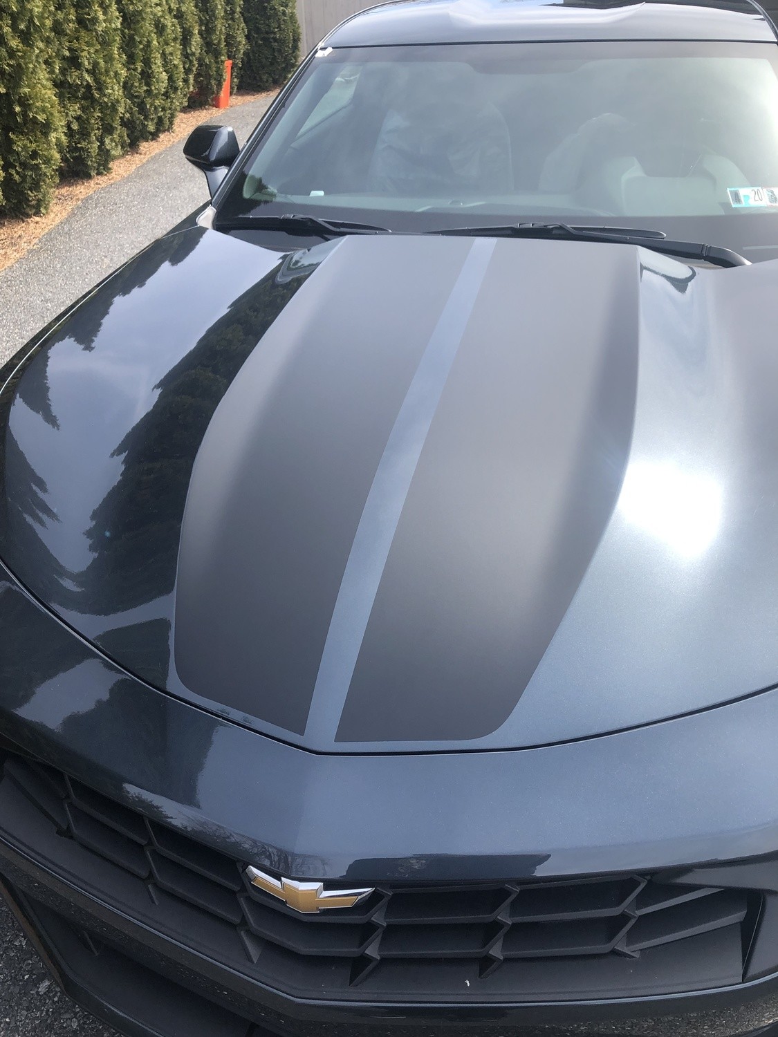 2019 - up Camaro Coupe Factory Style Dual Rally Style Hood Only Stripes SS RS LT V8 V6 Turbo 4