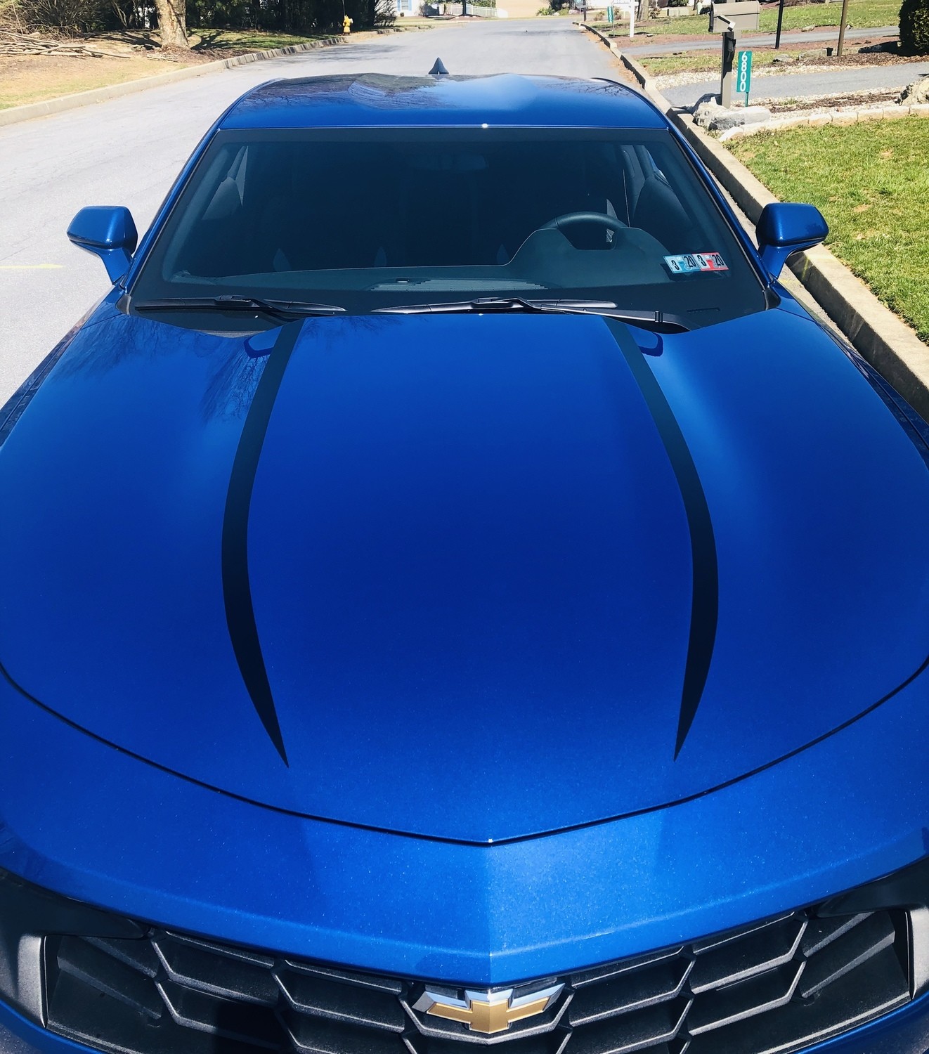 2019 - UP Camaro SS RS LT1 LT Hood Spear Graphics