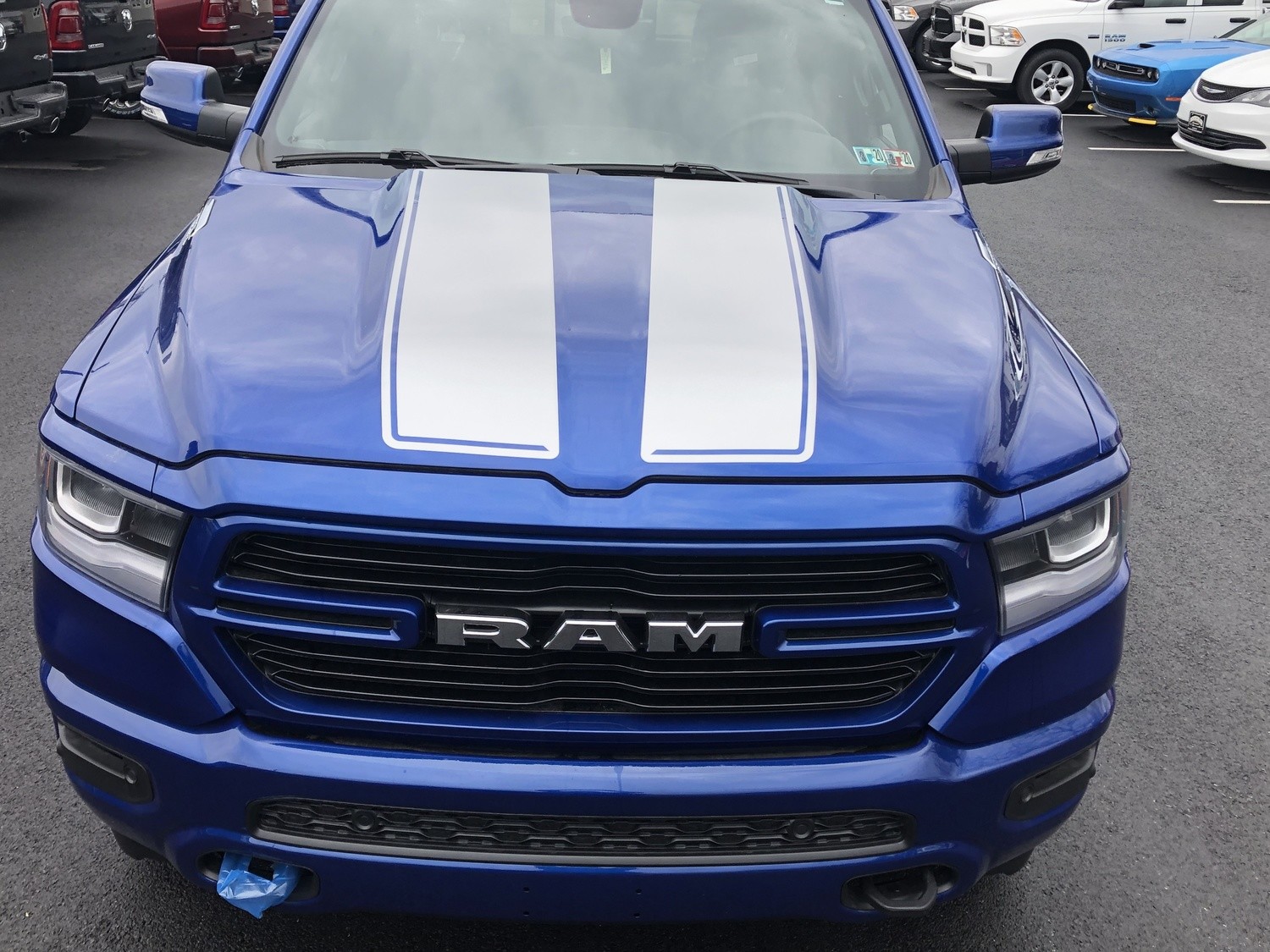 2019 - Up Ram 1500 Standard Hood Decal Graphics