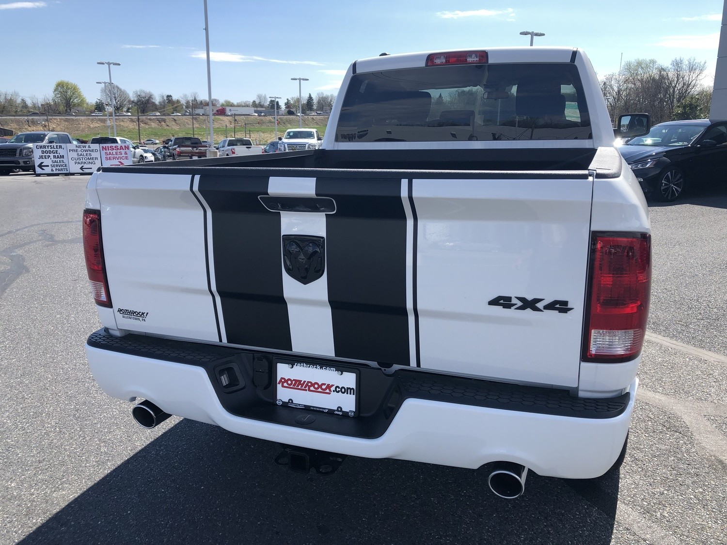 2009 - 2021 Ram (Classic) 1500 Standard Hood and Tailgate Rally Stripes
