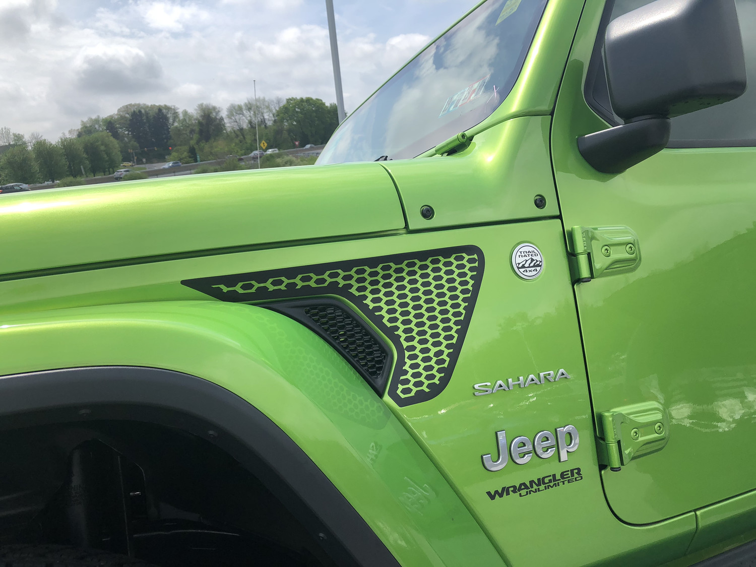2018 - up Jeep Gladiator JT Wrangler JL JLU Gravity Style Fender Vent Blackout Vinyl Graphics