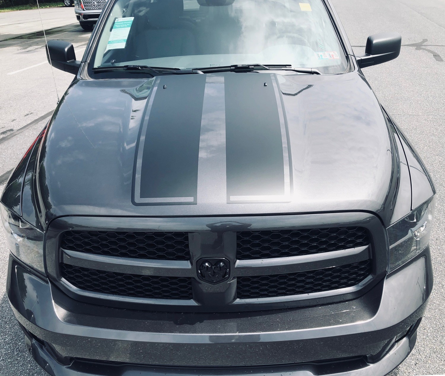 2009 - 2021 Ram (Classic) 1500 Standard Hood and Tailgate Rally Stripes
