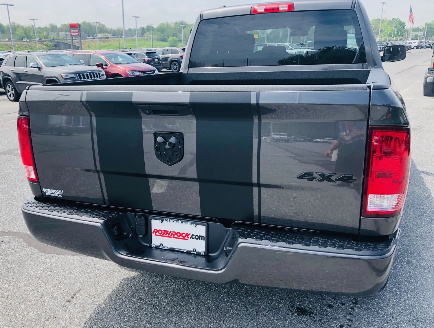 2009 - 2021 Ram (Classic) 1500 Standard Hood and Tailgate Rally Stripes