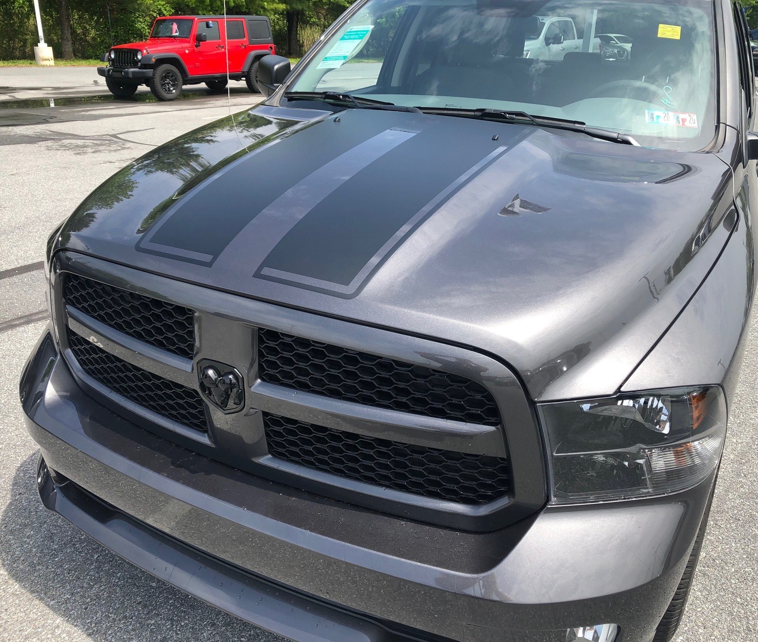 2009 - 2021 Ram (Classic) 1500 Standard Hood and Tailgate Rally Stripes
