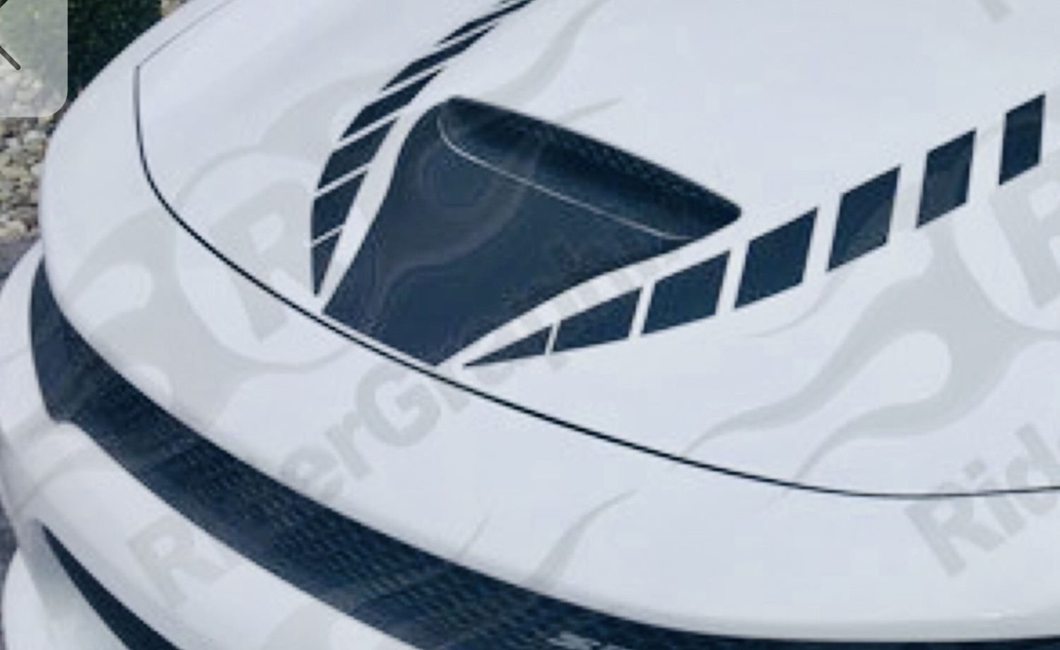 2015 - up Dodge Charger SRT Hellcat RT GT Scat Pack Daytona Hood Scoop Blackout Graphics