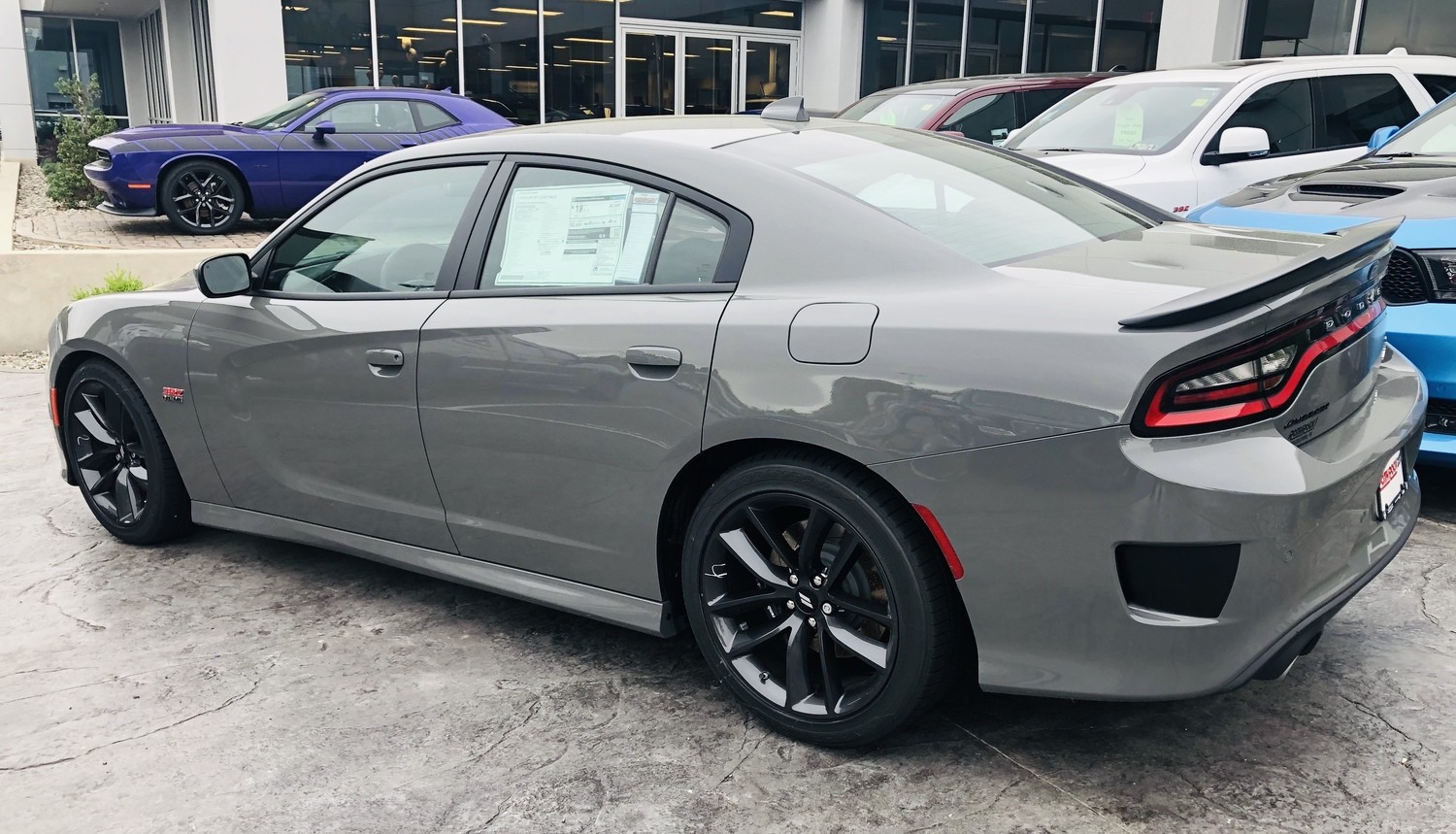 2015 - 2019 Dodge Charger SRT Hellcat Daytona RT Scat Pack Bumper Vent Blackout Graphics
