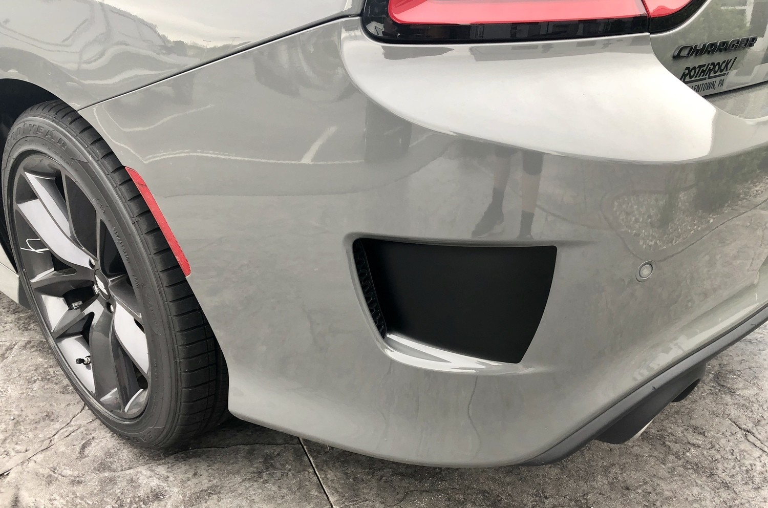 2015 - 2019 Dodge Charger SRT Hellcat Daytona RT Scat Pack Bumper Vent Blackout Graphics