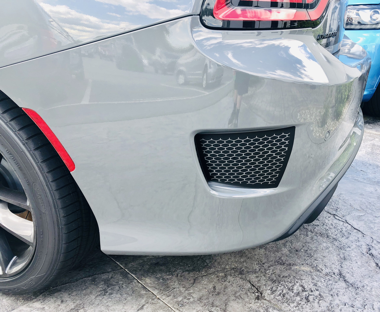 2015 - 2019 Dodge Charger SRT Hellcat Daytona RT Scat Pack Bumper Vent Blackout Graphics