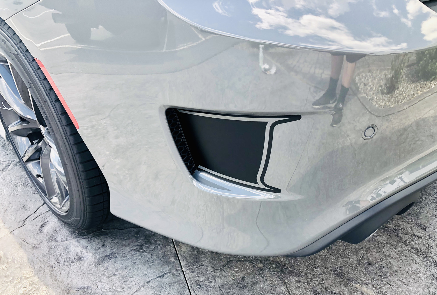 2015 - 2019 Dodge Charger SRT Hellcat Daytona RT Scat Pack Bumper Vent Blackout Graphics