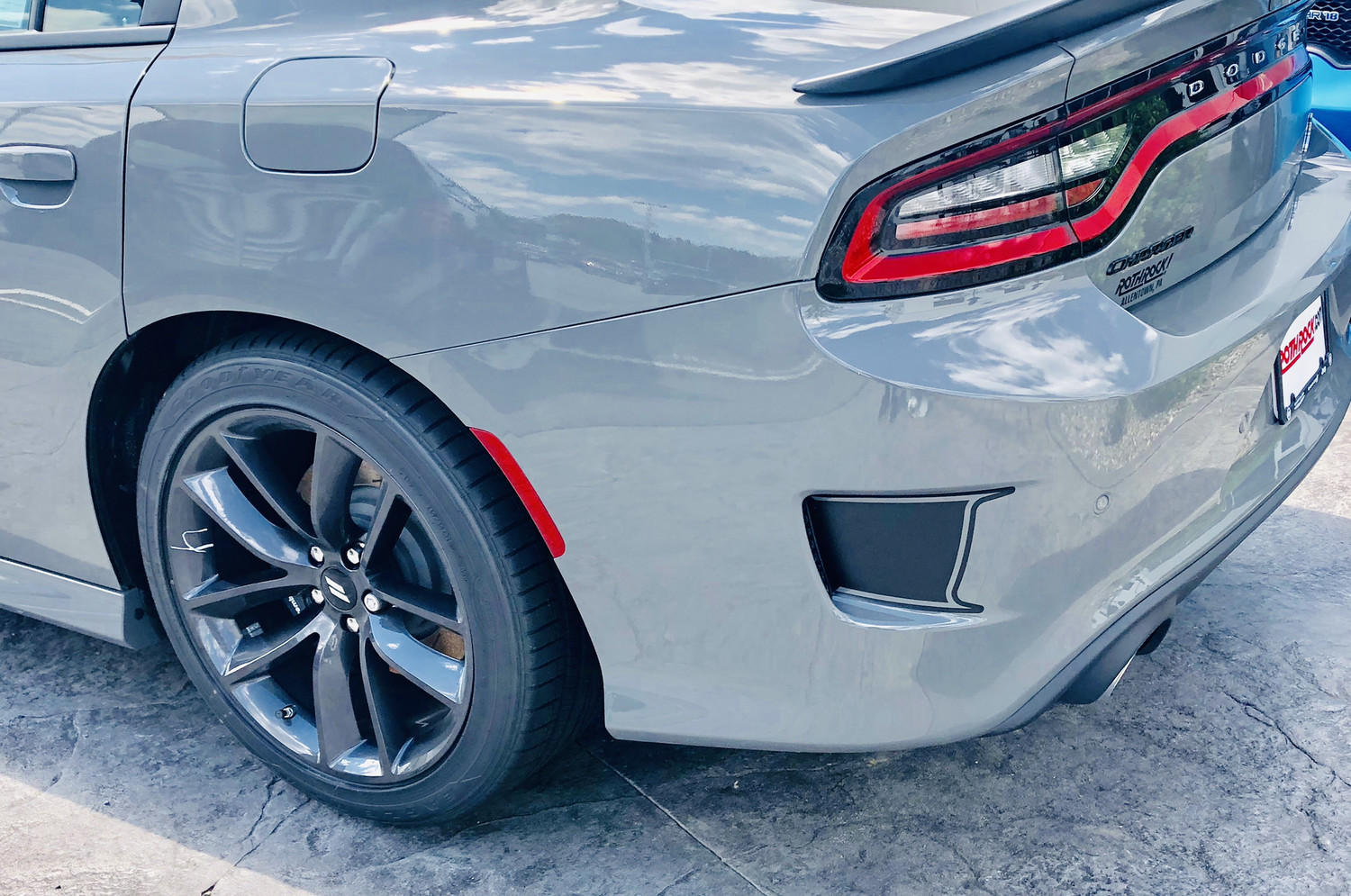 2015 - 2019 Dodge Charger SRT Hellcat Daytona RT Scat Pack Bumper Vent Blackout Graphics