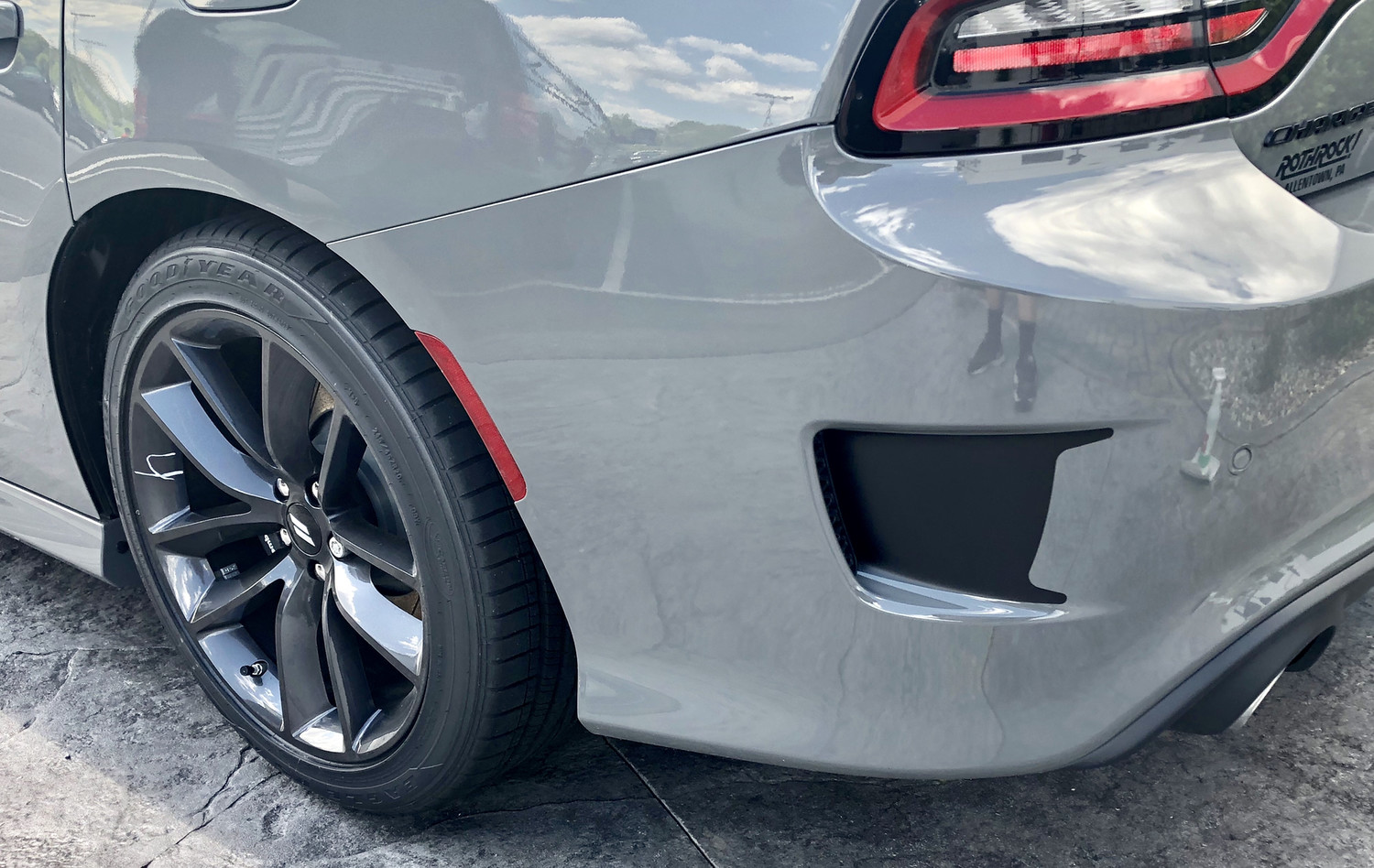 2015 - 2019 Dodge Charger SRT Hellcat Daytona RT Scat Pack Bumper Vent Blackout Graphics