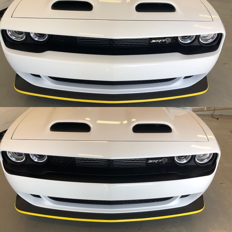 2015 - Up Dodge Challenger RT SXT GT Hellcat Bumper Blackout Decals Front and Rear Kit